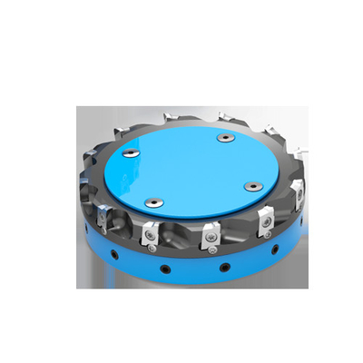 PCD আইএসও ফেস ফ্রিলিং কাটার FMP080SA27-BE12-12 12 কাটা প্রান্ত সঙ্গে কার্যকরভাবে যন্ত্রপাতি সমতল পৃষ্ঠতল
